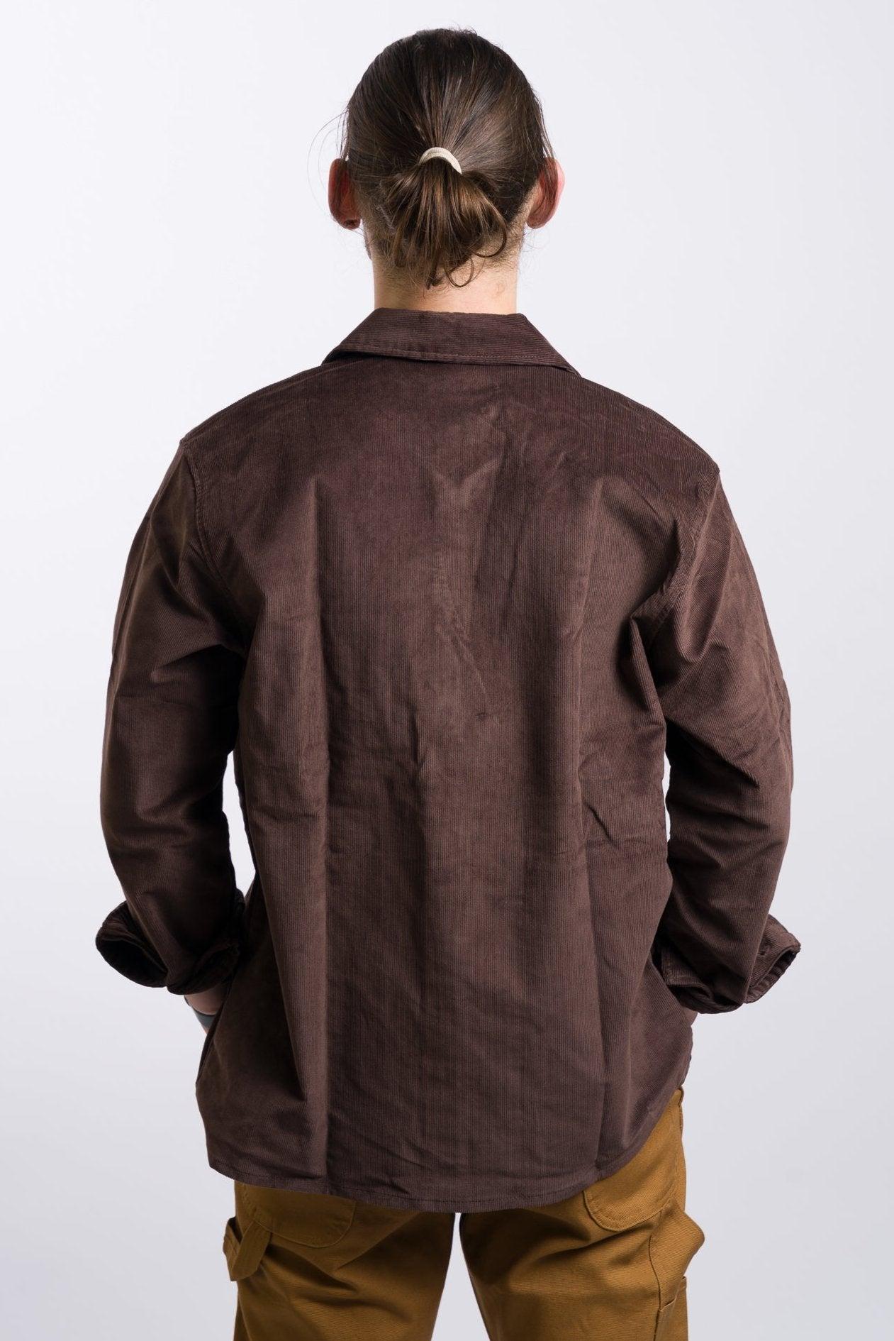 Dickies Relaxed Fit Corduroy Shirt - Chocolate Brown Product Image
