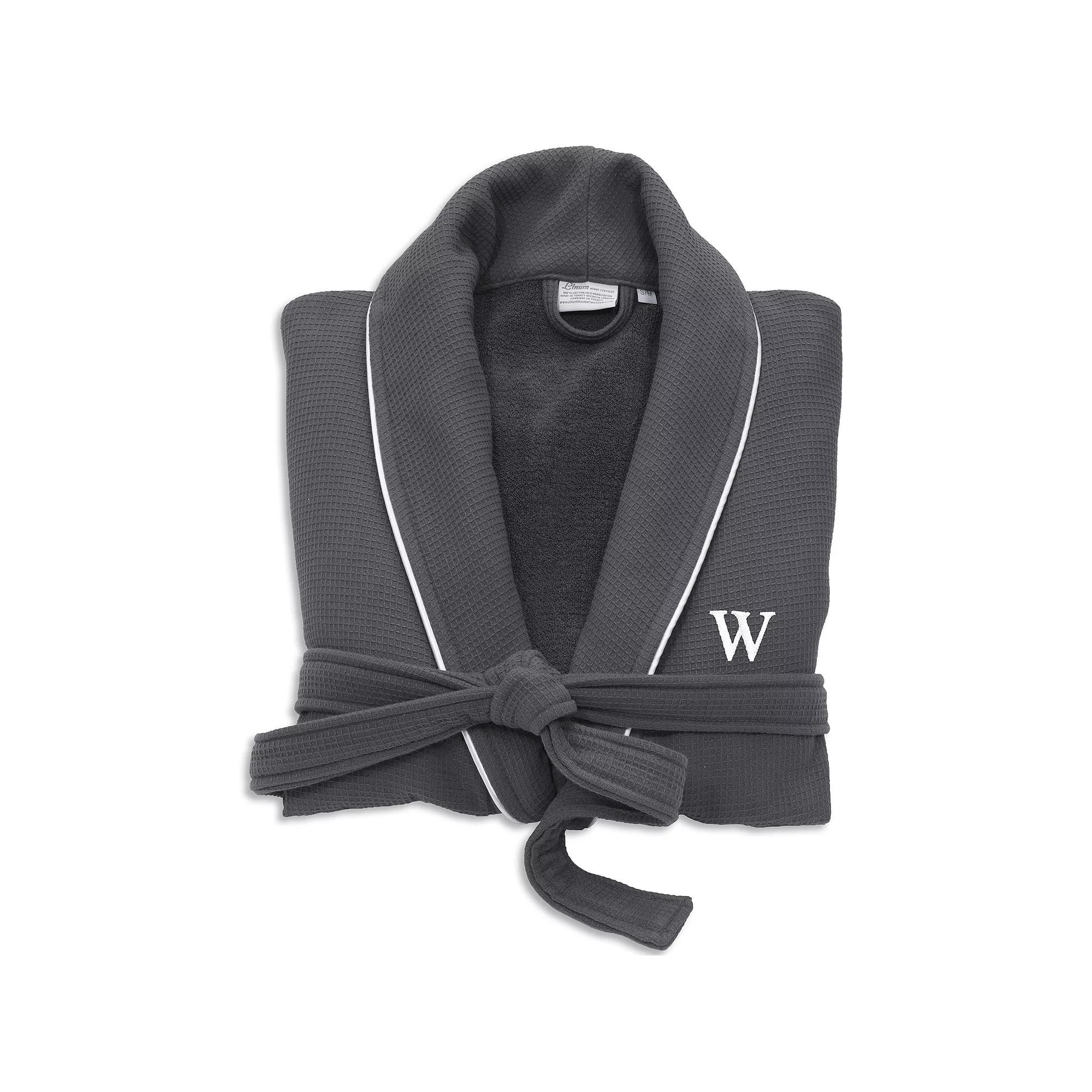 Linum Home Textiles Turkish Cotton Personalized Waffle Terry Bathrobe, Womens Product Image