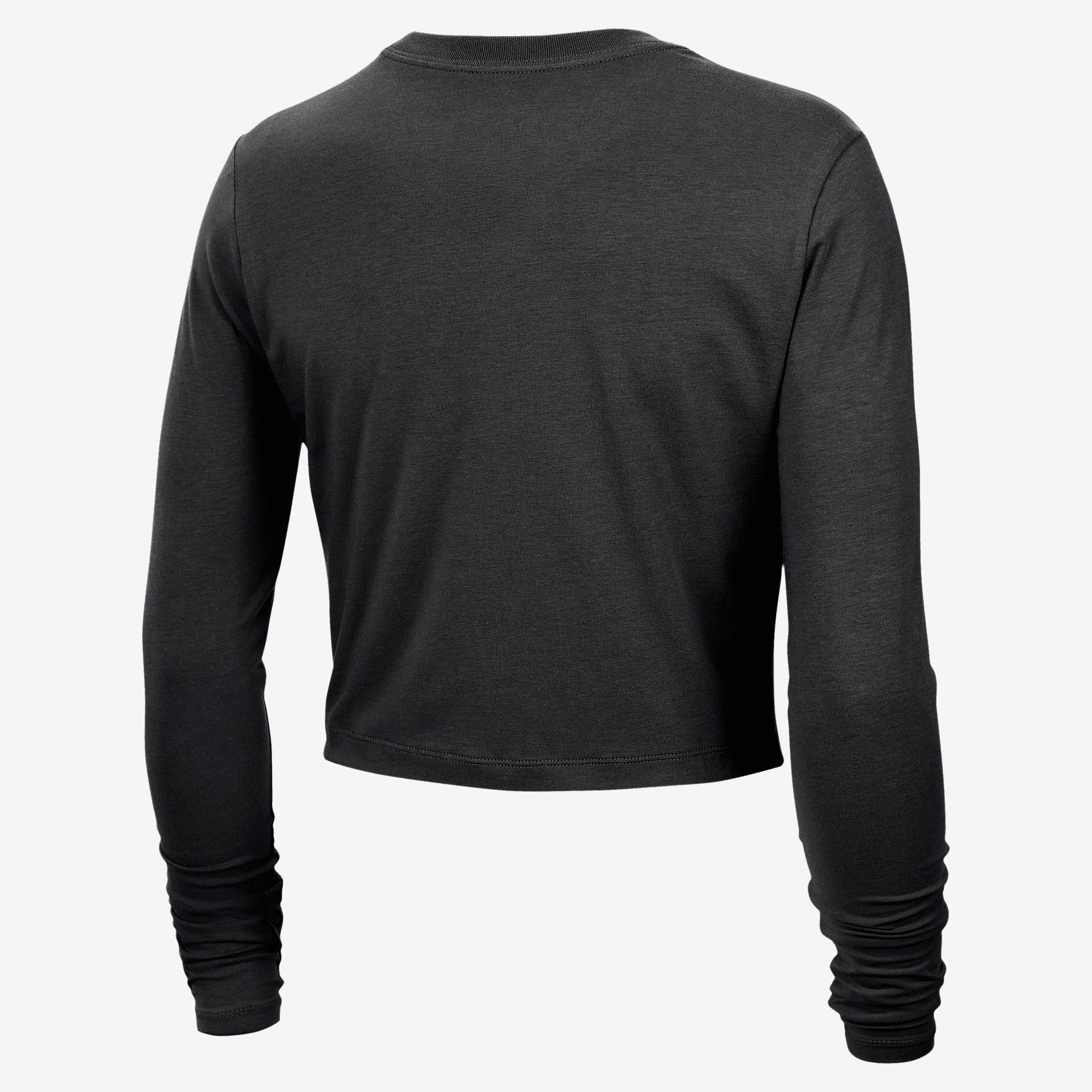 Team 13 Nike Women's WNBA Cropped Long-Sleeve T-Shirt Product Image