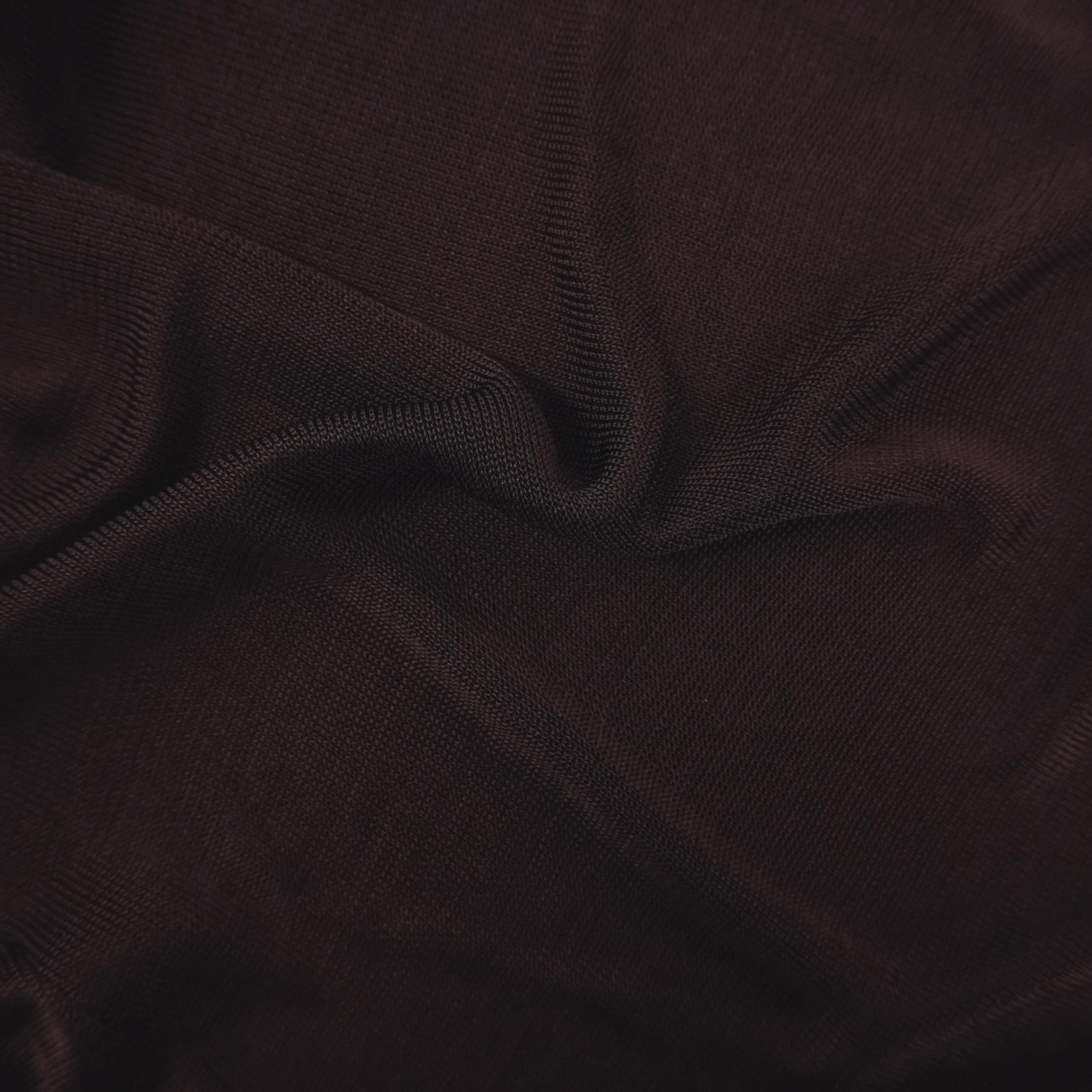 Brown Viscose Knit Maxi Dress Product Image