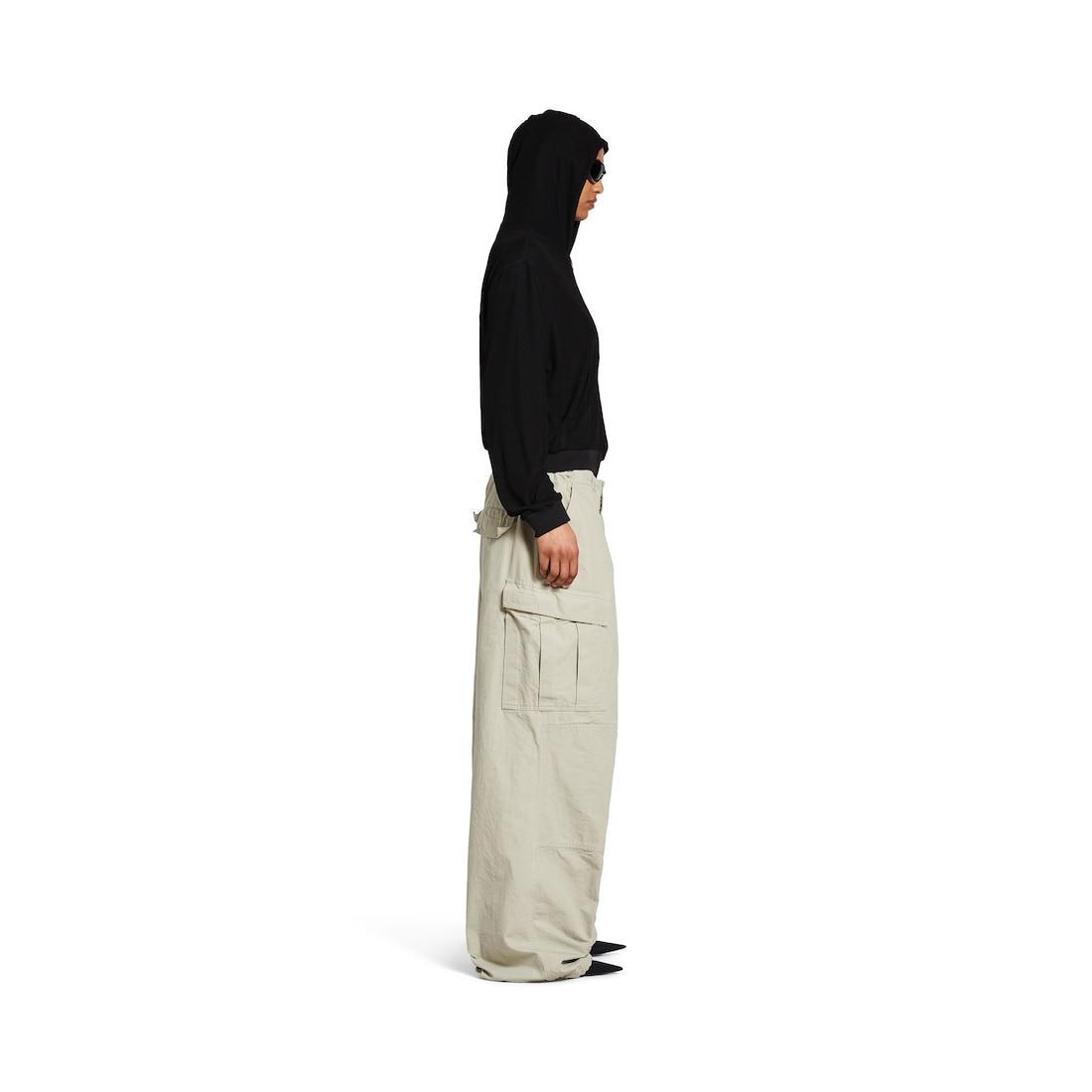 Men's Large Cargo Pants in Beige Product Image
