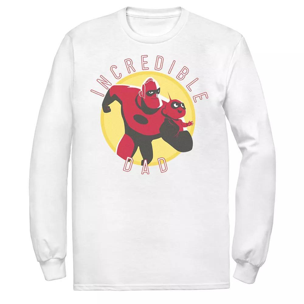 Men's Disney / Pixar Incredibles 2 Bob Parr Incredible Dad Tee, Size: XXL, White Product Image
