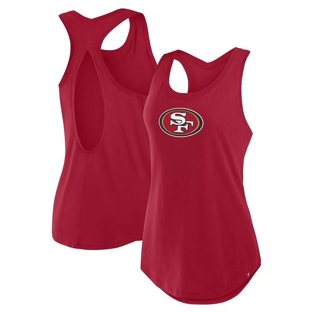 Women's Fanatics Black Las Vegas Raiders Iron Fan Tank Top, Size: XL, Lvr Black Product Image