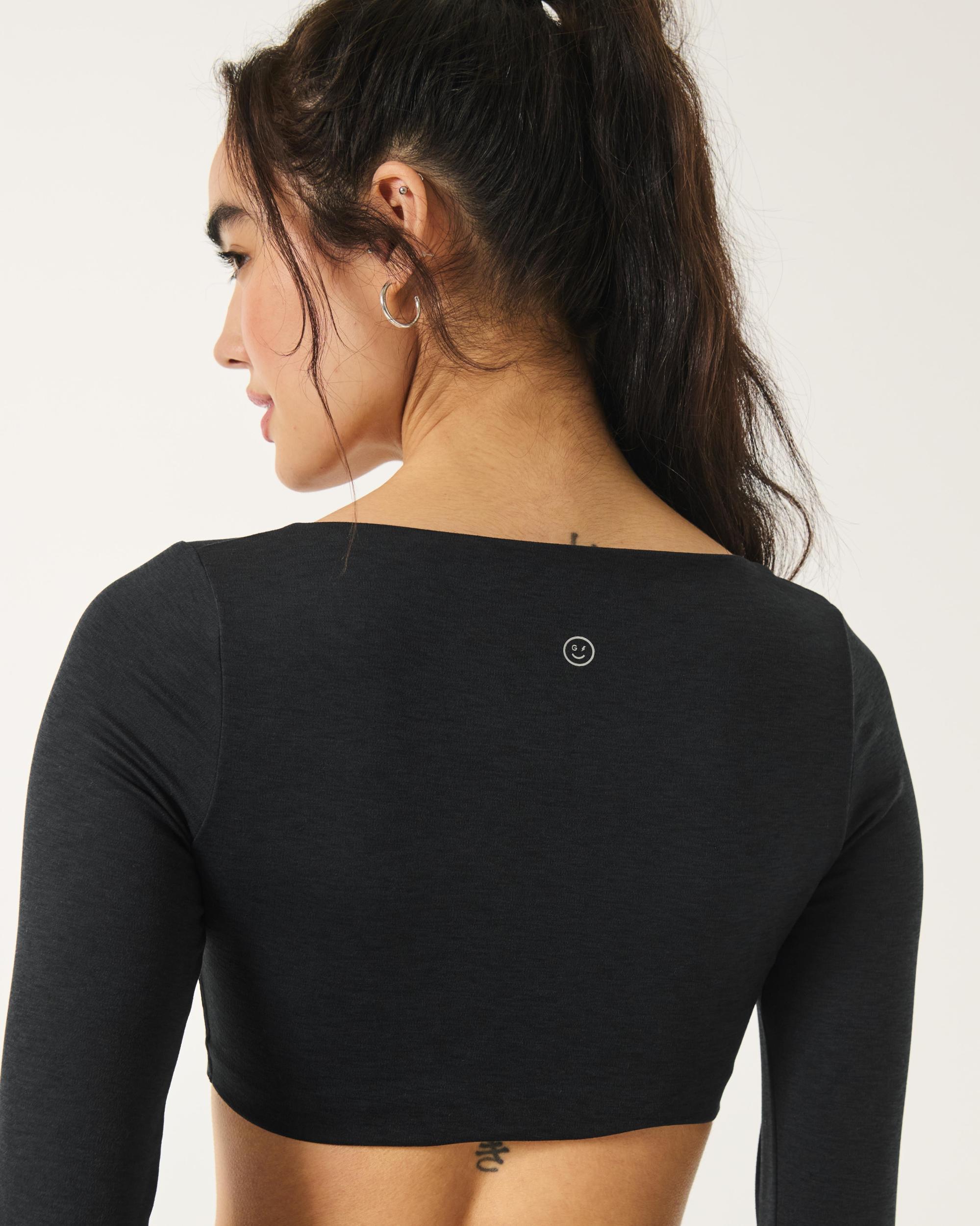 Gilly Hicks Active Recharge Ultra-Crop Plunge Top Product Image