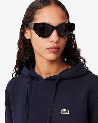 Women's Relaxed Fit Piqué Hoodie Product Image