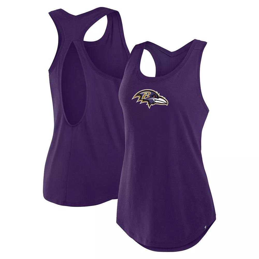 Women's Fanatics College Navy Seattle Seahawks Iron Fan Tank Top, Size: Large, Team Product Image