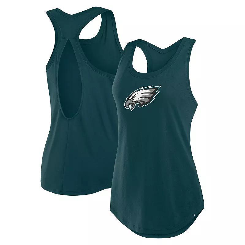 Women's Fanatics Black Las Vegas Raiders Iron Fan Tank Top, Size: XL, Lvr Black Product Image