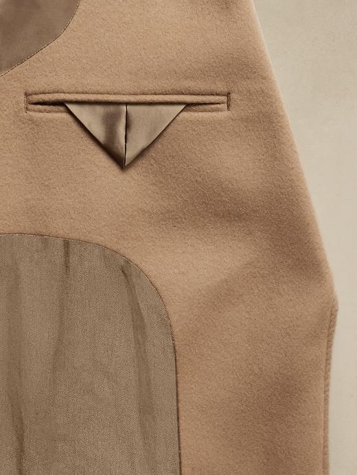 Oversized Wool-Cashmere Wrap Coat Product Image