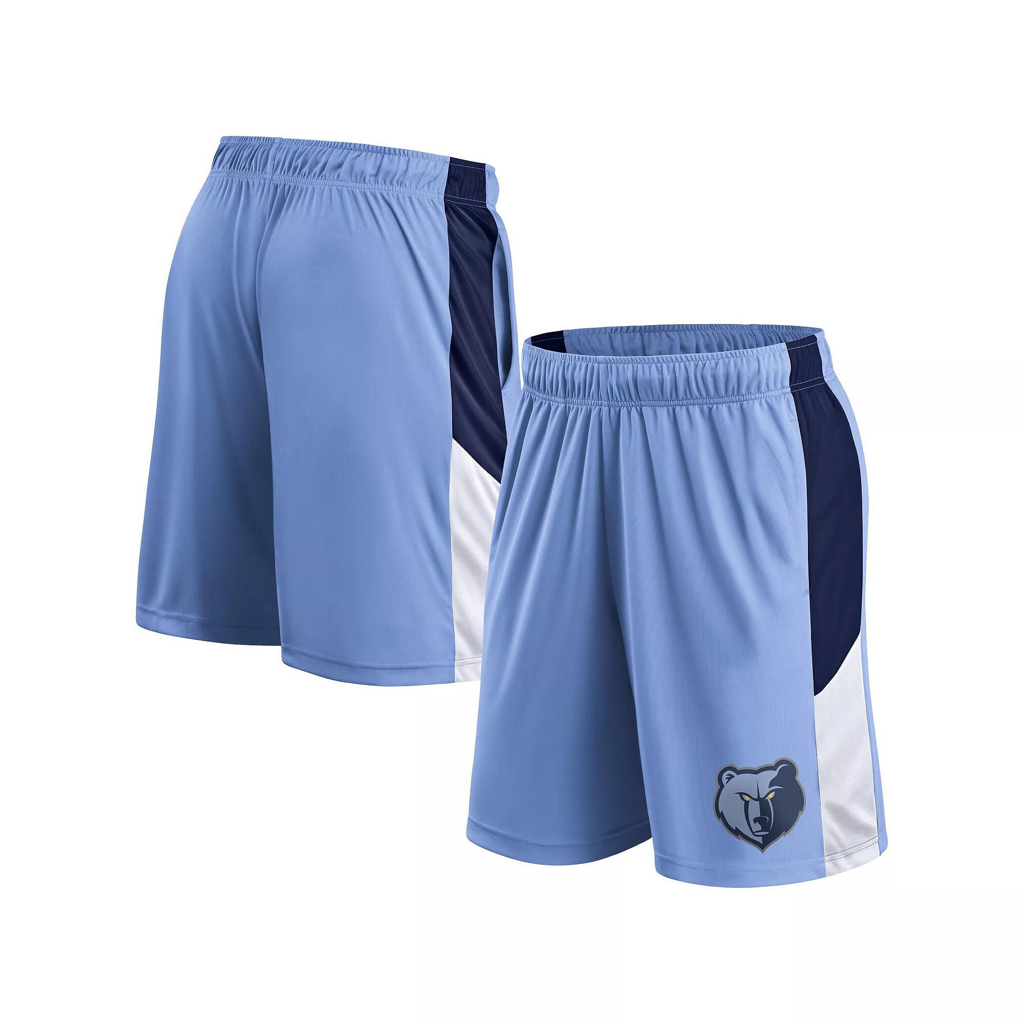 Men's Fanatics  Light Blue Memphis Grizzlies Practice Performance Shorts, Size: 3XL, Grz Light Product Image