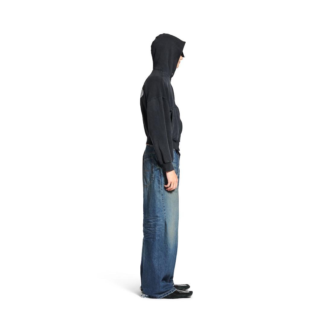 Men's Baggy Pants in Deep Blue Product Image