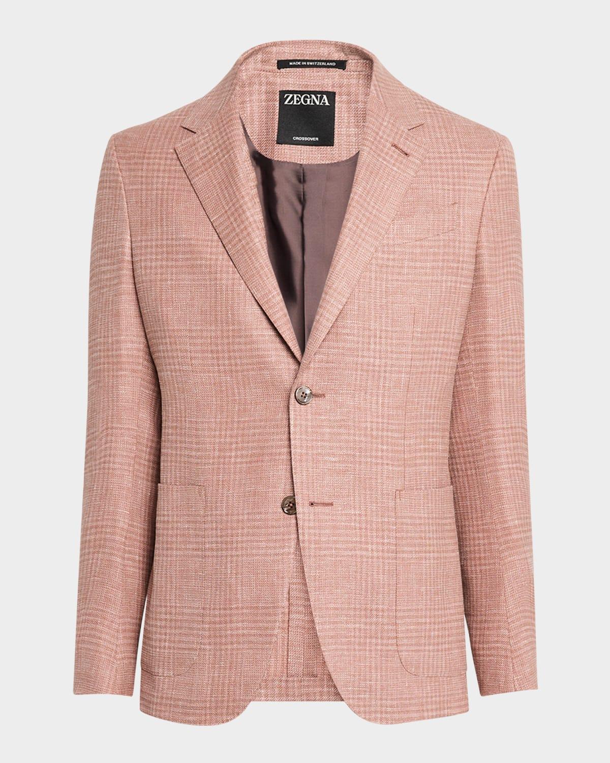 Mens Check Crossover Sport Coat Product Image