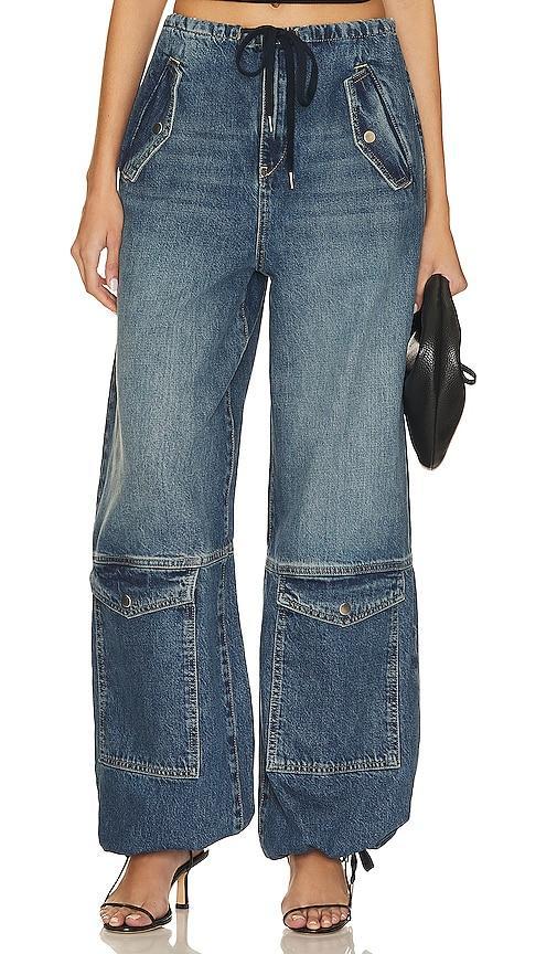Alix Wide Leg Drawstring Cargo Product Image
