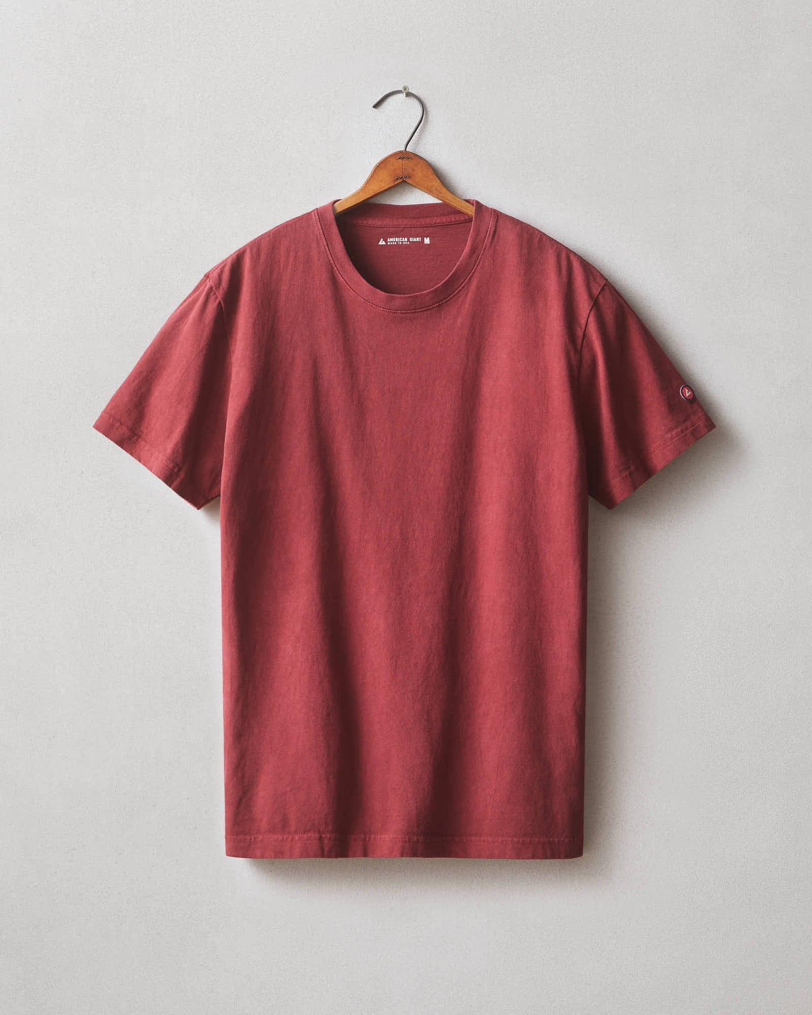 Vintage Crew Tee - Washed Tibetan Red Product Image