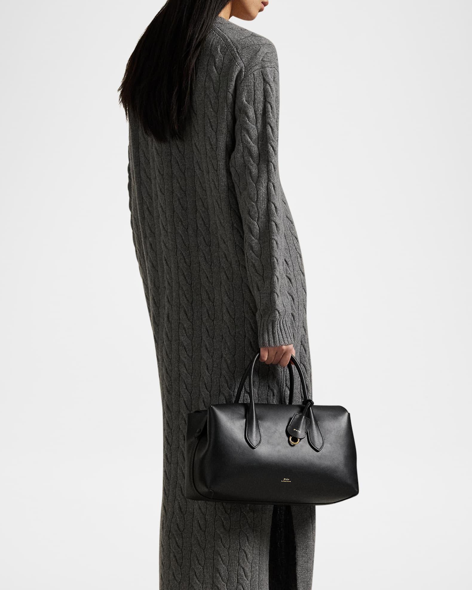 Bellport Medium Smooth Leather Satchel Bag Product Image