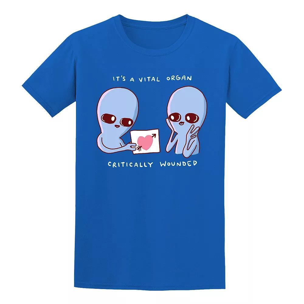 Men's COLAB89 by Threadless Strange Planet Tee, Size: Small, Grey Royal Product Image