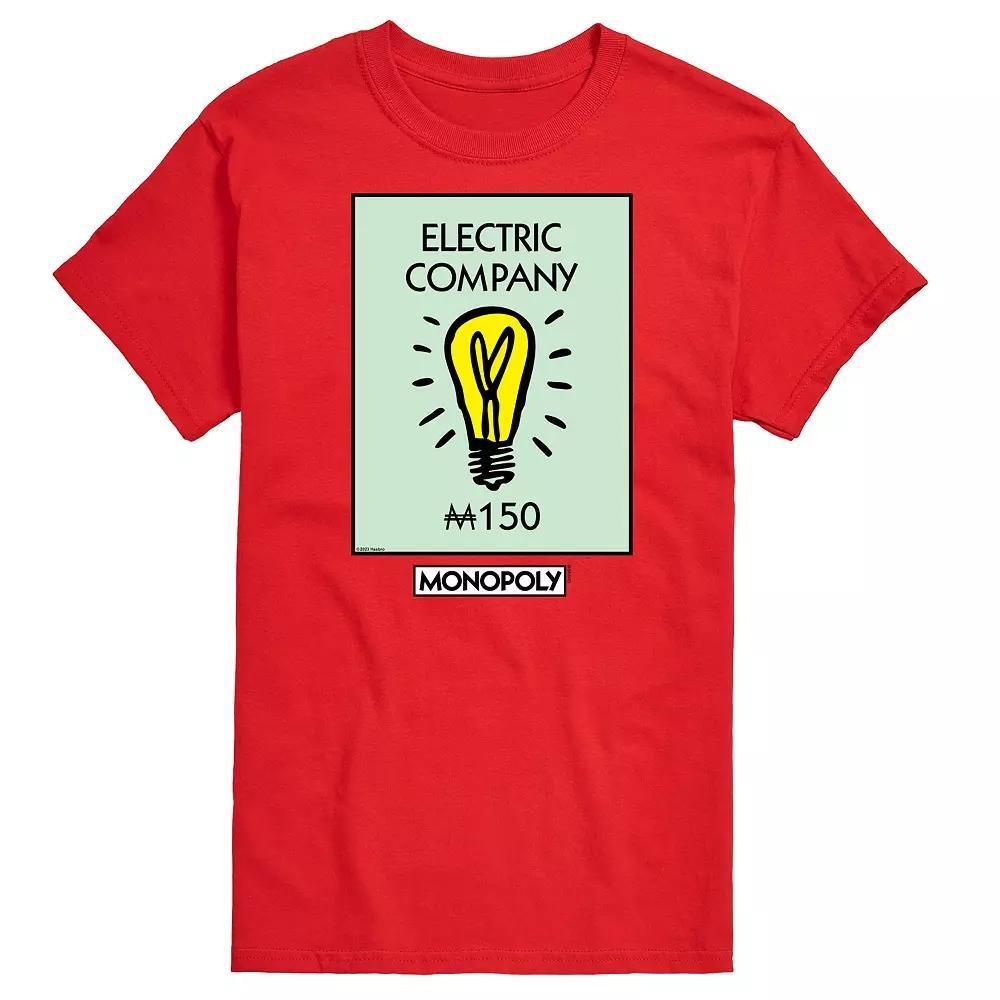 Mens Monopoly Electric Company Graphic Tee Product Image