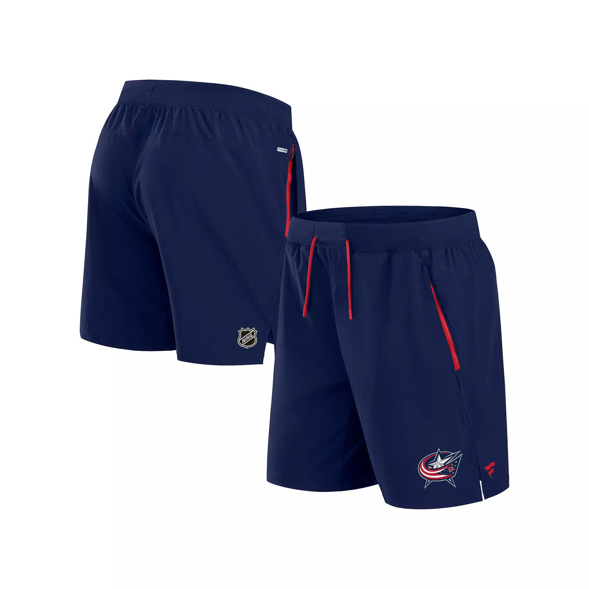 Men's Fanatics  Black Chicago Blackhawks Authentic Pro Rink Performance Shorts, Size: 2XL Product Image