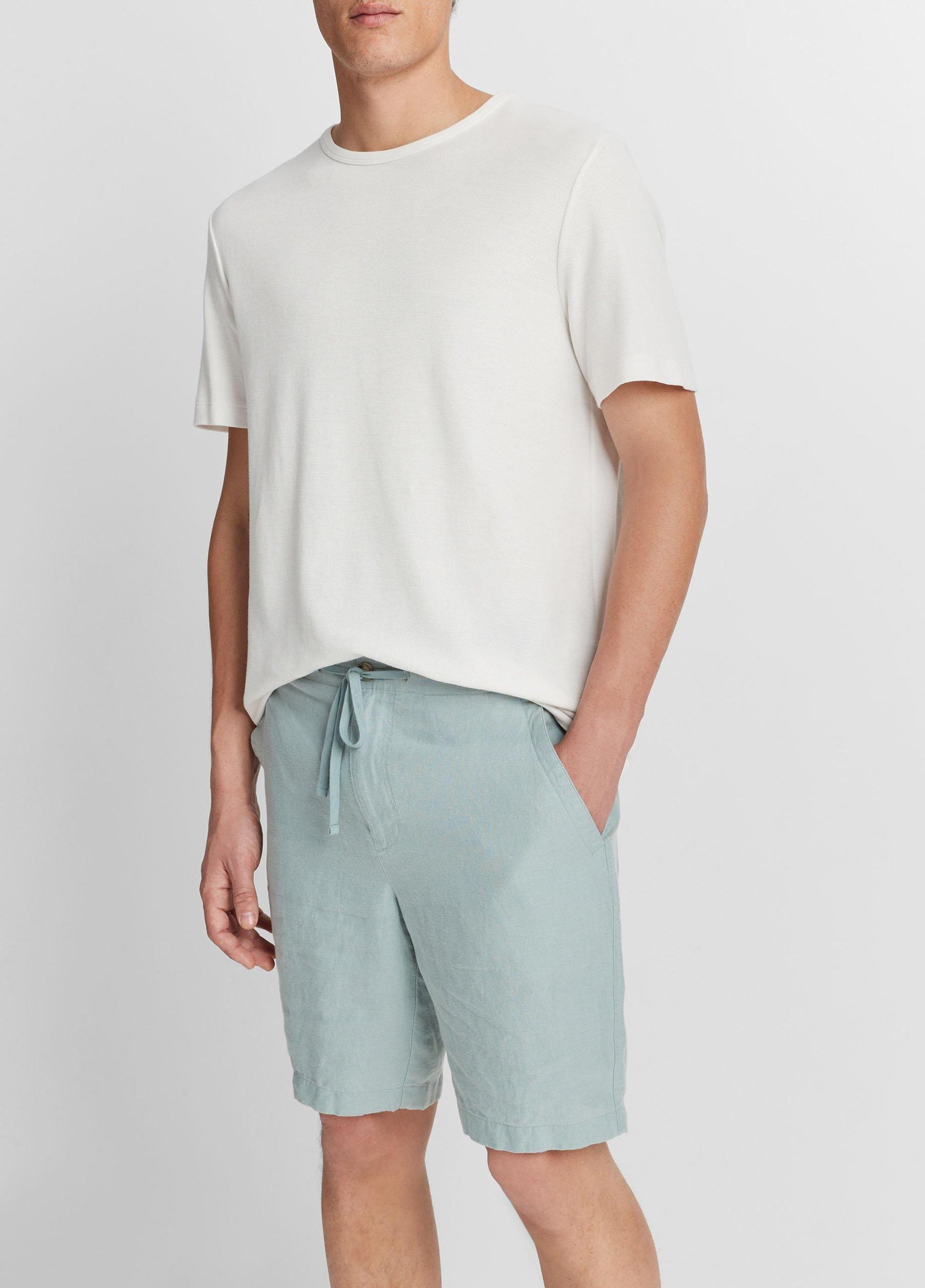 Mens Hemp Drawstring Short, Dried Cactus, Size L Vince Product Image