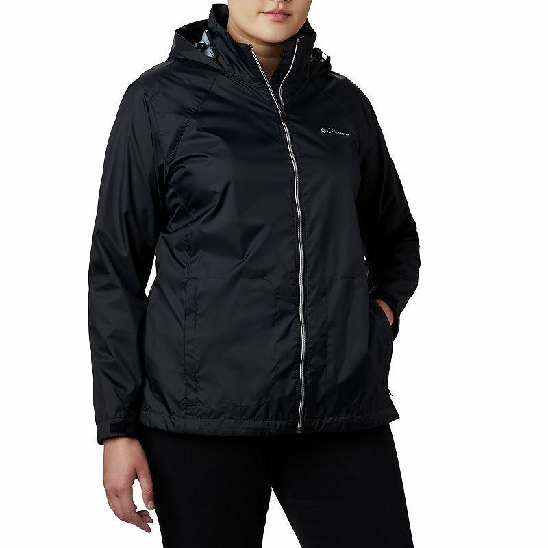 Women's Columbia Switchback III Hooded Packable Jacket, Size: XL, Black Product Image