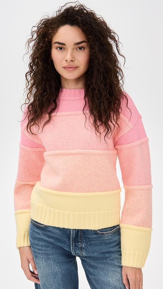 English Factory Ombre Crew Neck Knit | Shopbop Product Image