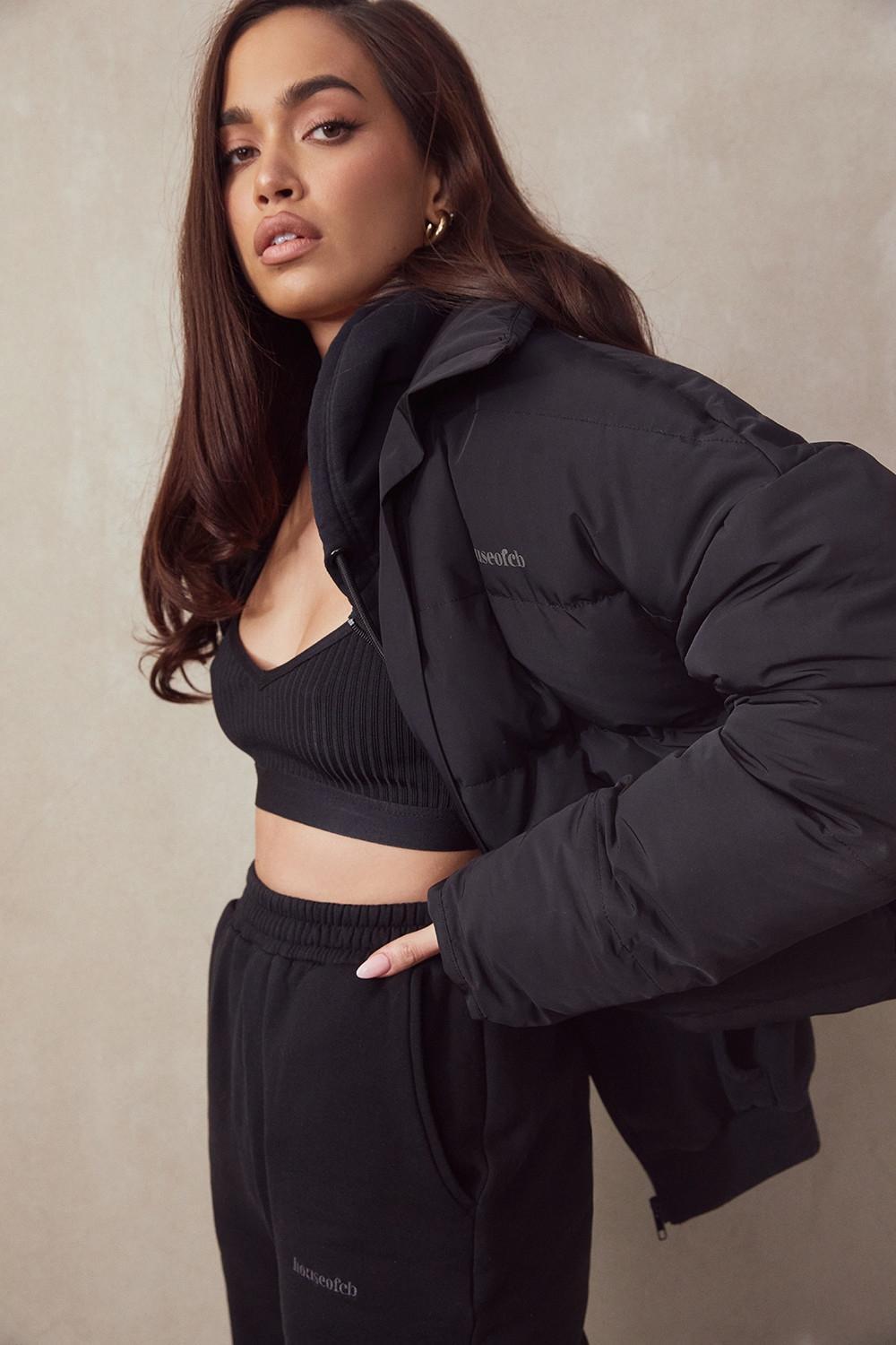 Hero Ink Oversized C Shape Puffer Jacket Product Image