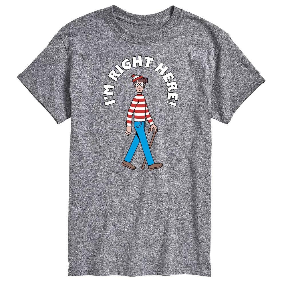 Mens Wheres Waldo Im Right Here Graphic Tee Product Image