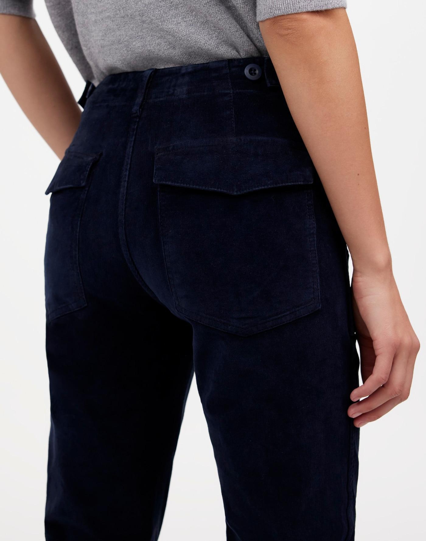 The Tall Slim Straight Trouser Pant in Garment Dye Corduroy Product Image