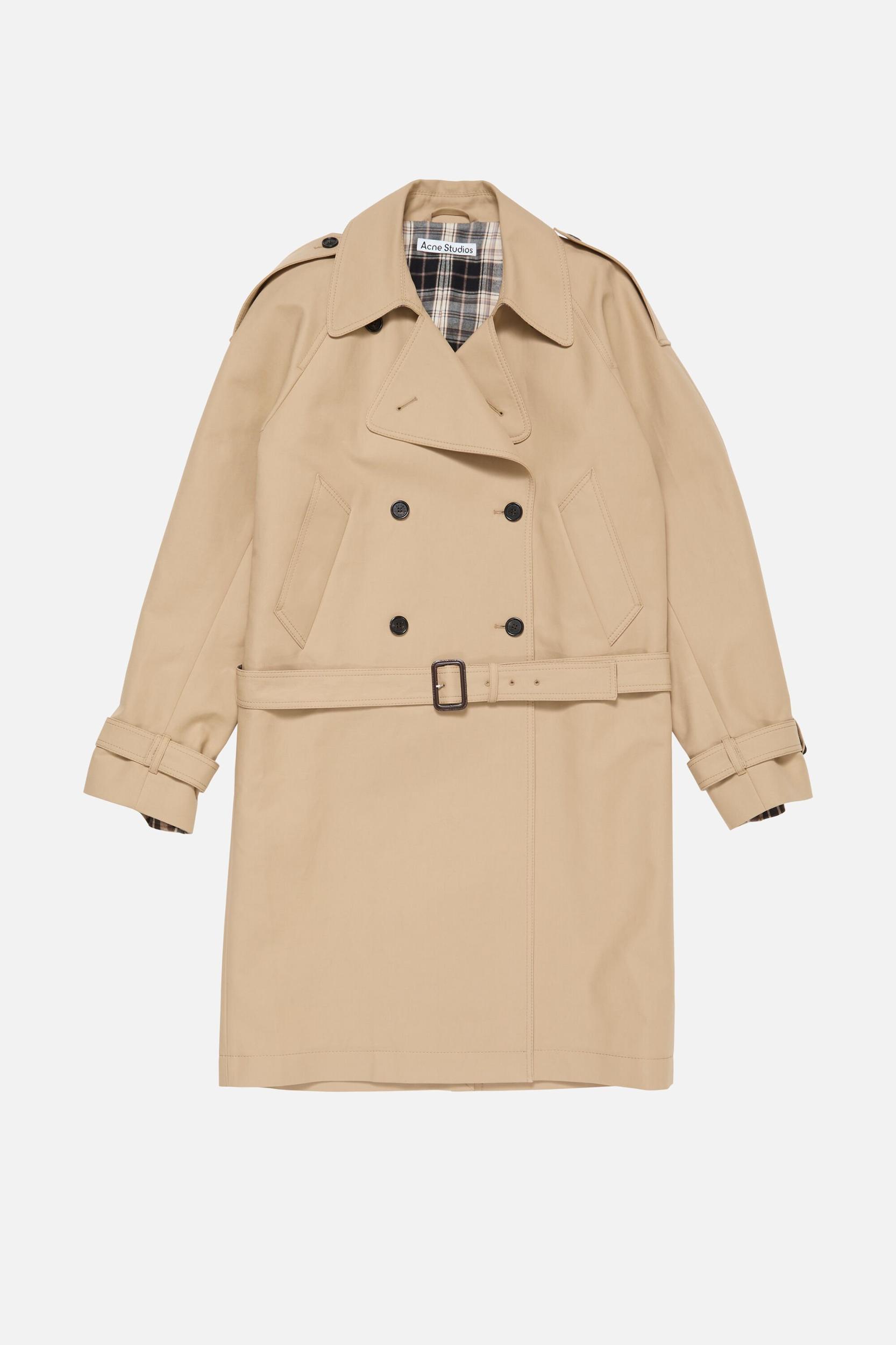 Satin Trench Coat Product Image