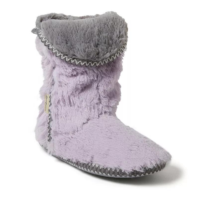 Dearfoams Faux Fur Fold-Down Women's Slippers, Size: XL, Latte Product Image