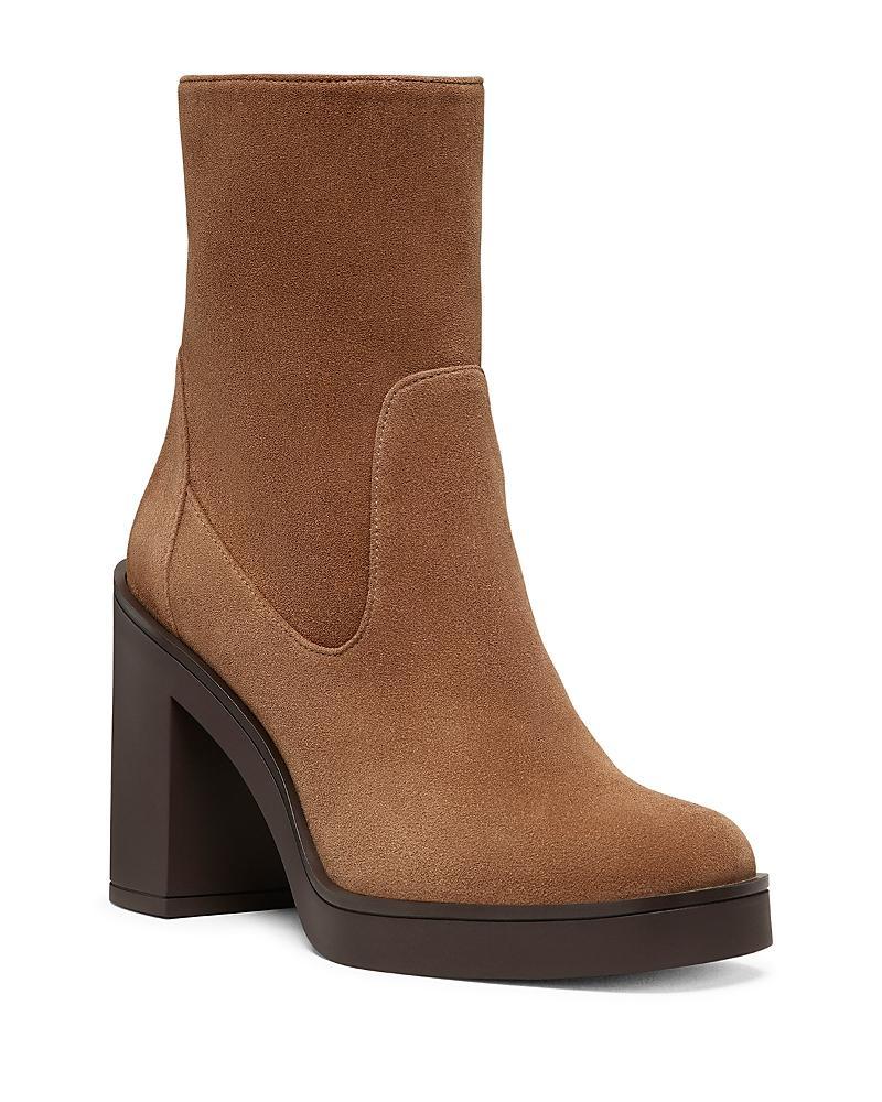 Stuart Weitzman Womens Bethenny 80 Block Heel Booties Product Image