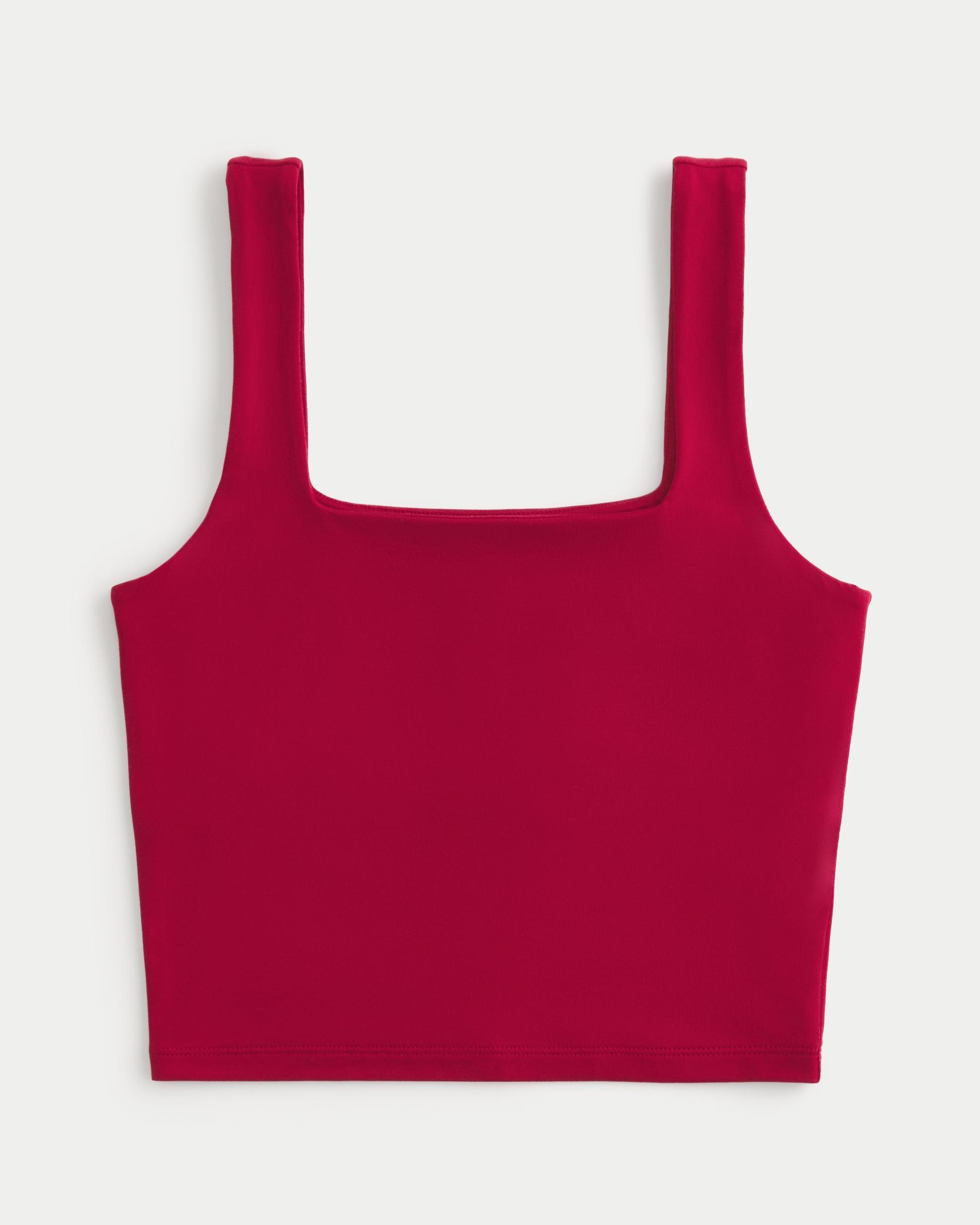 Seamless Fabric Square-Neck Tank Product Image