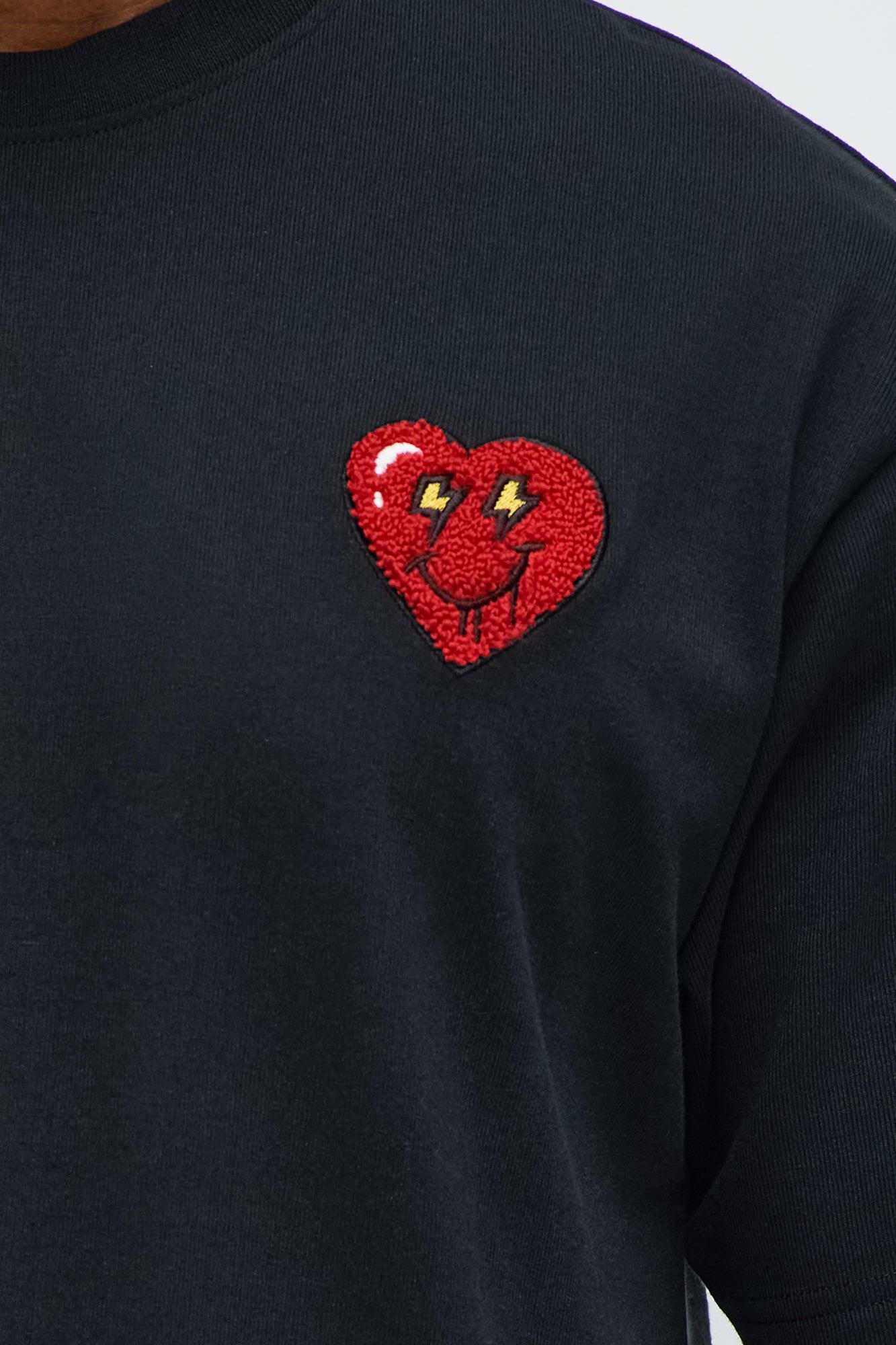 Lil Heartbreaker Short Sleeve Tee - Black Product Image