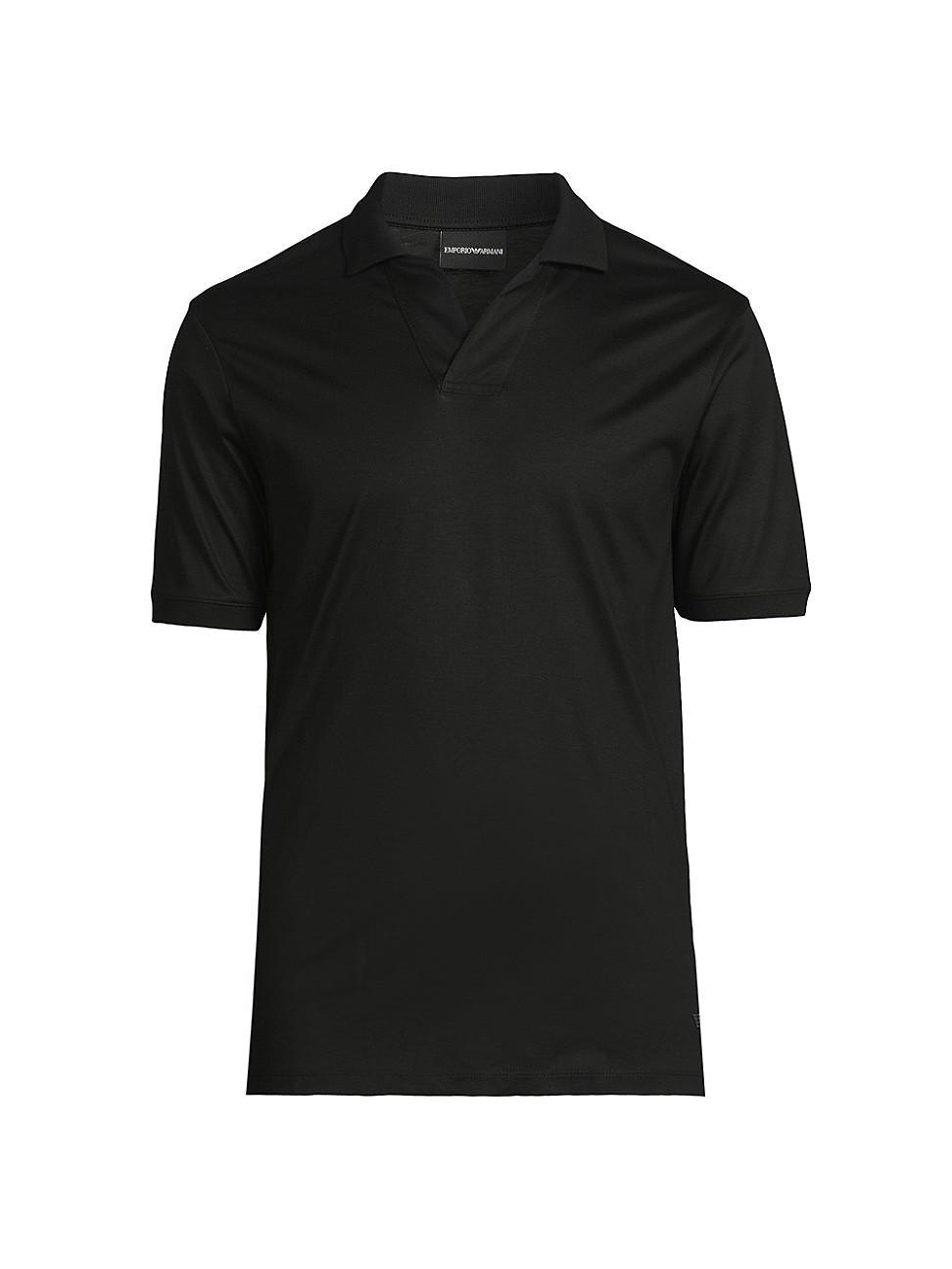 Mens Johnny Collar Polo Shirt Product Image