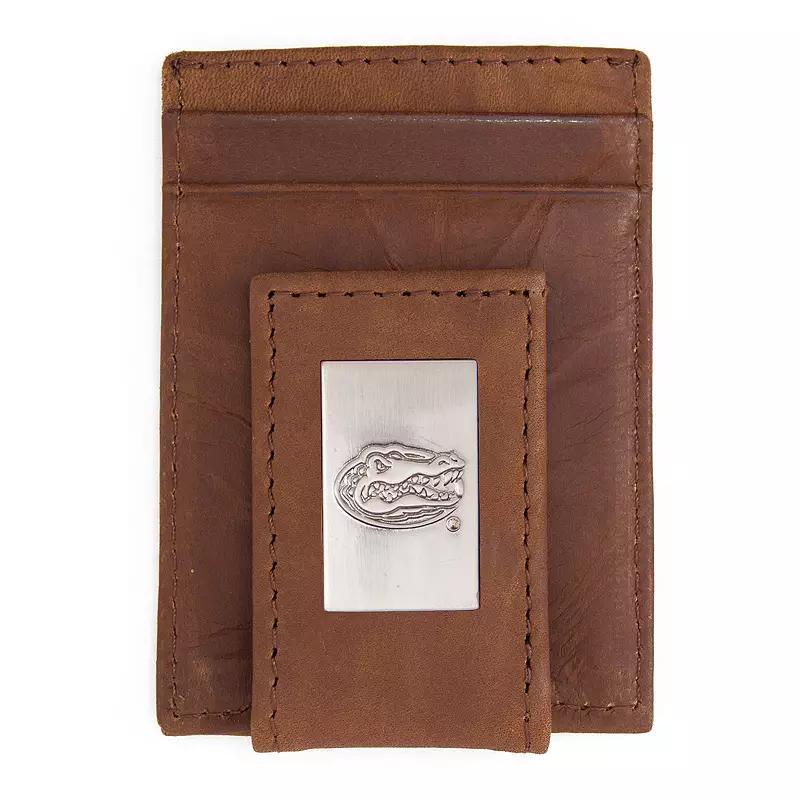 Men's Florida Gators Front-Pocket Wallet Money Clip, Brown Product Image