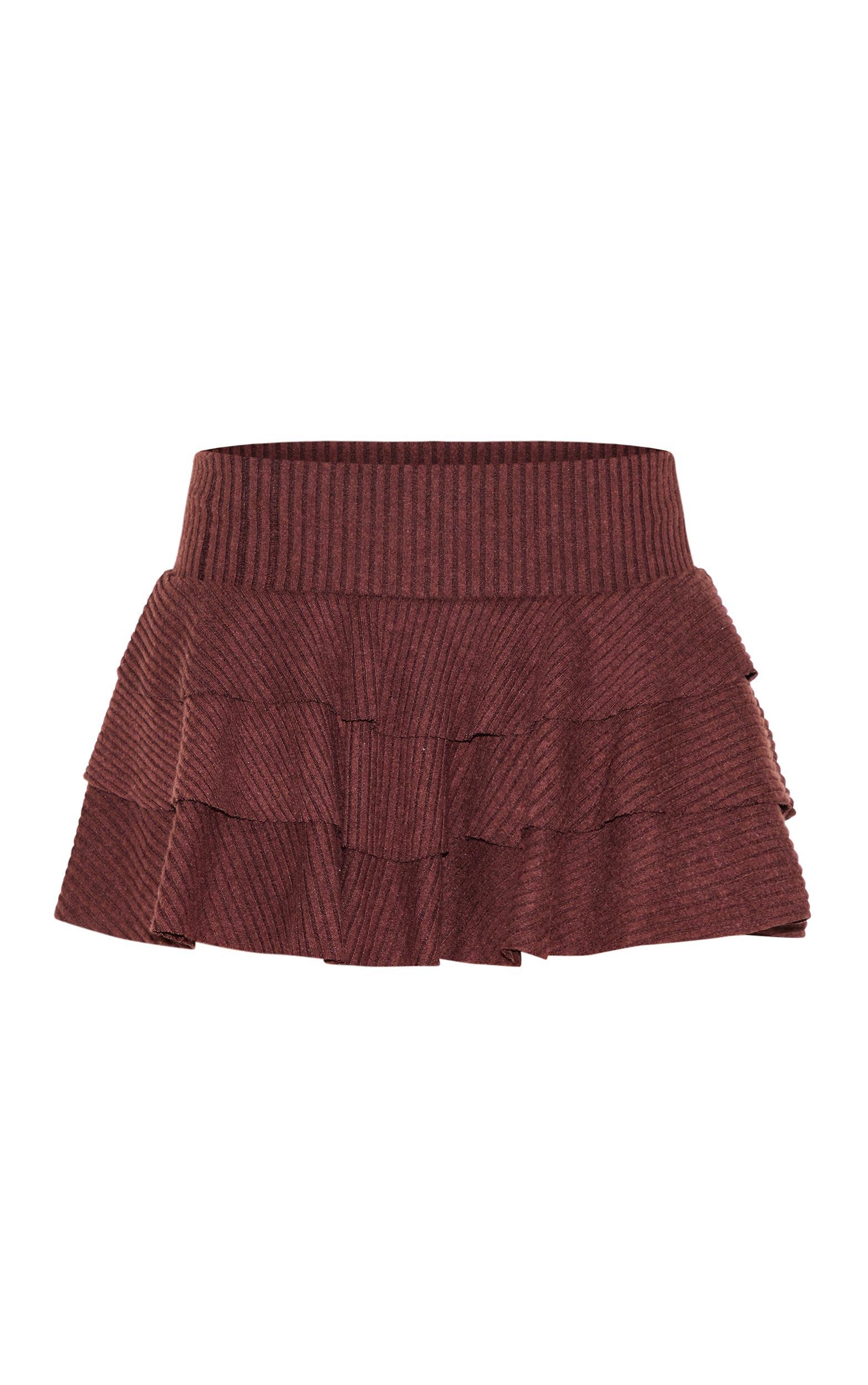 Black Stretch Woven Low Rise Pleated Micro Mini Skirt Product Image