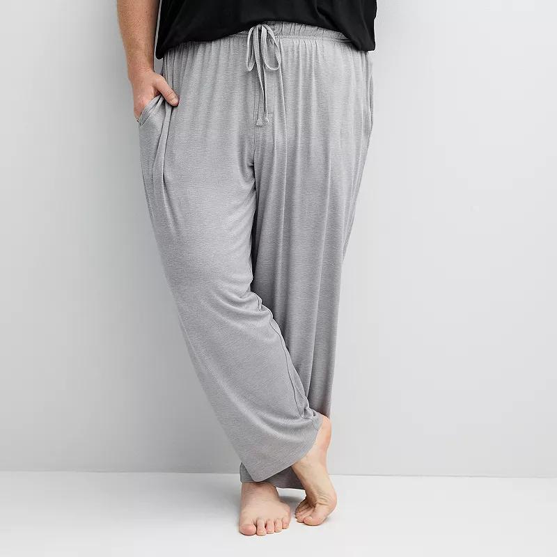 Big & Tall Sonoma Goods For Life® Supersoft Pajama Pants, Men's, Size: Large Tall, Blue Space Dye Product Image