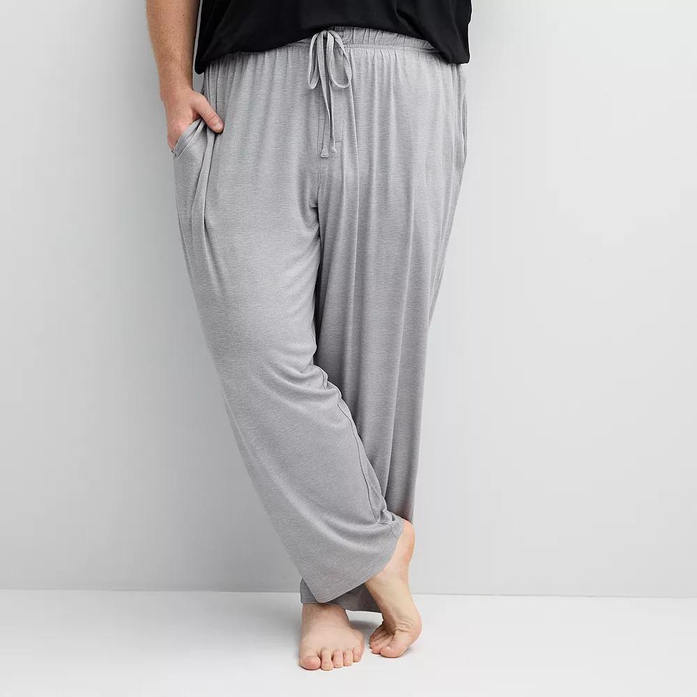 Big & Tall Sonoma Goods For Life® Supersoft Pajama Pants, Men's, Size: Large Tall, Blue Space Dye Product Image