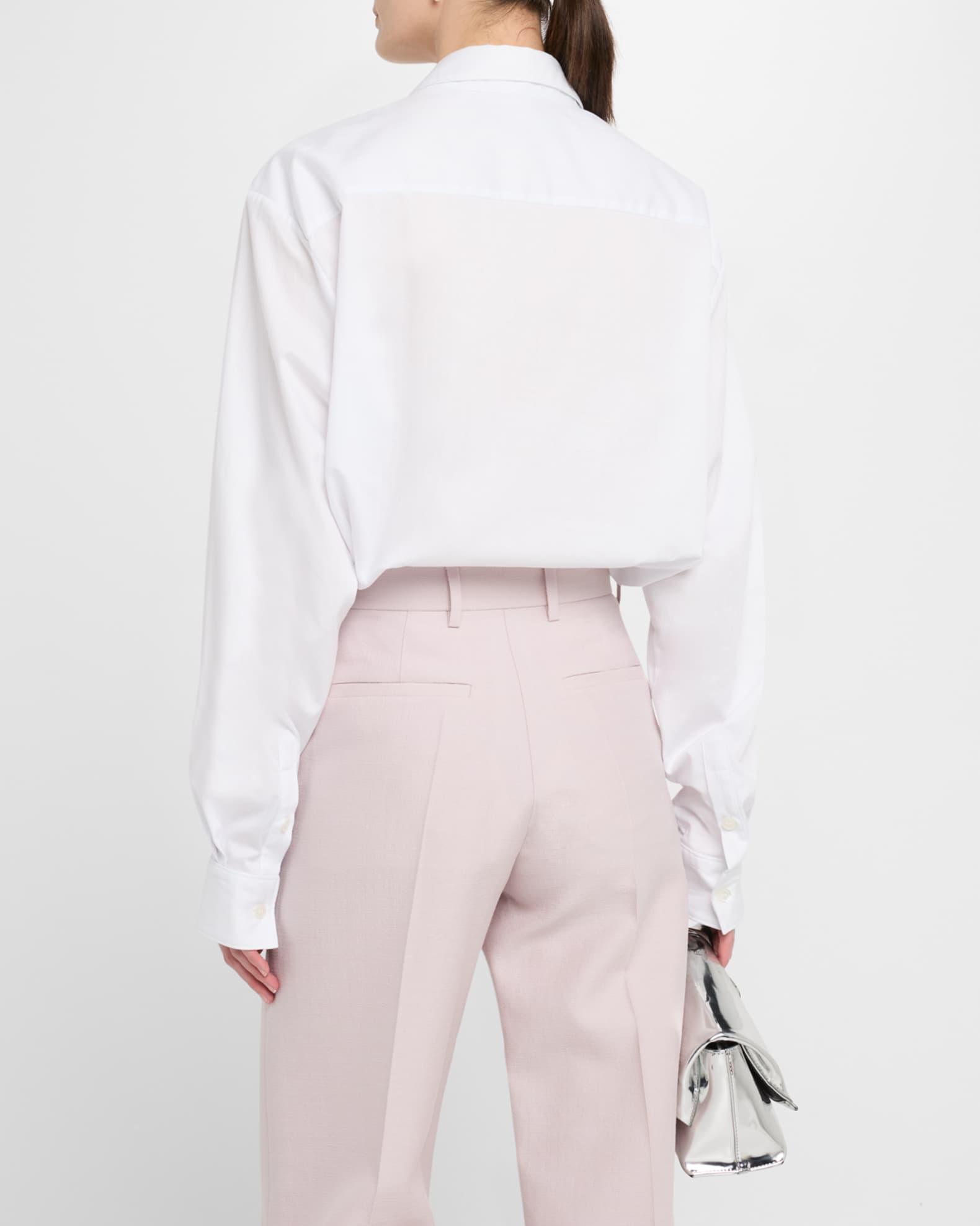 Men's-Inspired Button-Up Shirt Product Image