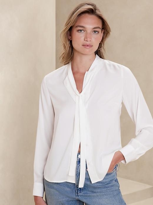 Tie-Front Blouse Product Image