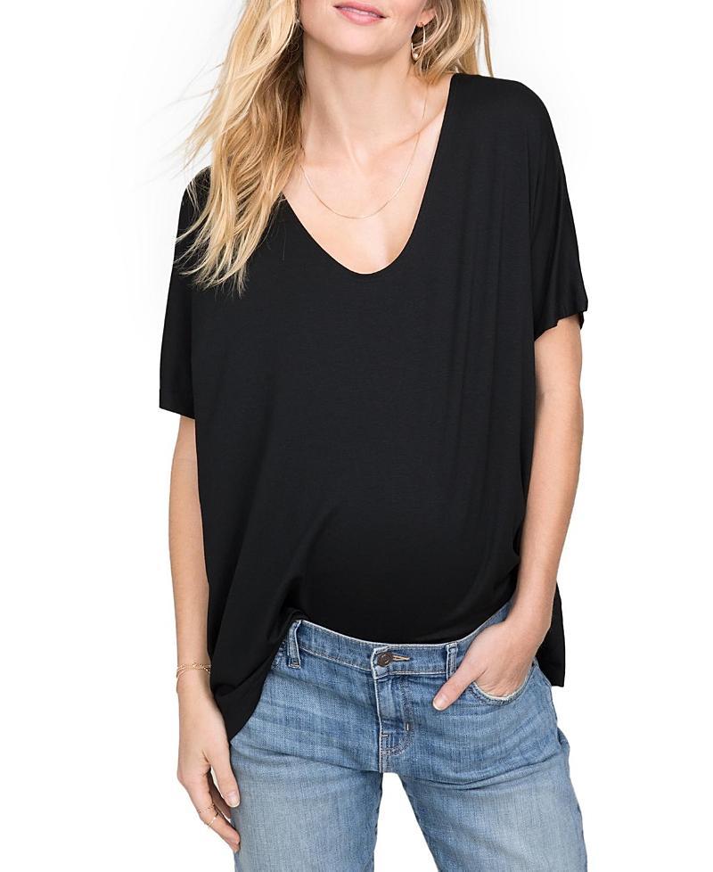 Hatch Collection Perfect Maternity Vee T-Shirt Product Image