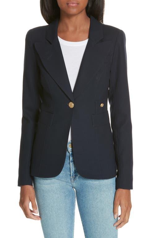 Womens Duchess Single-Breasted Wool Blazer Product Image