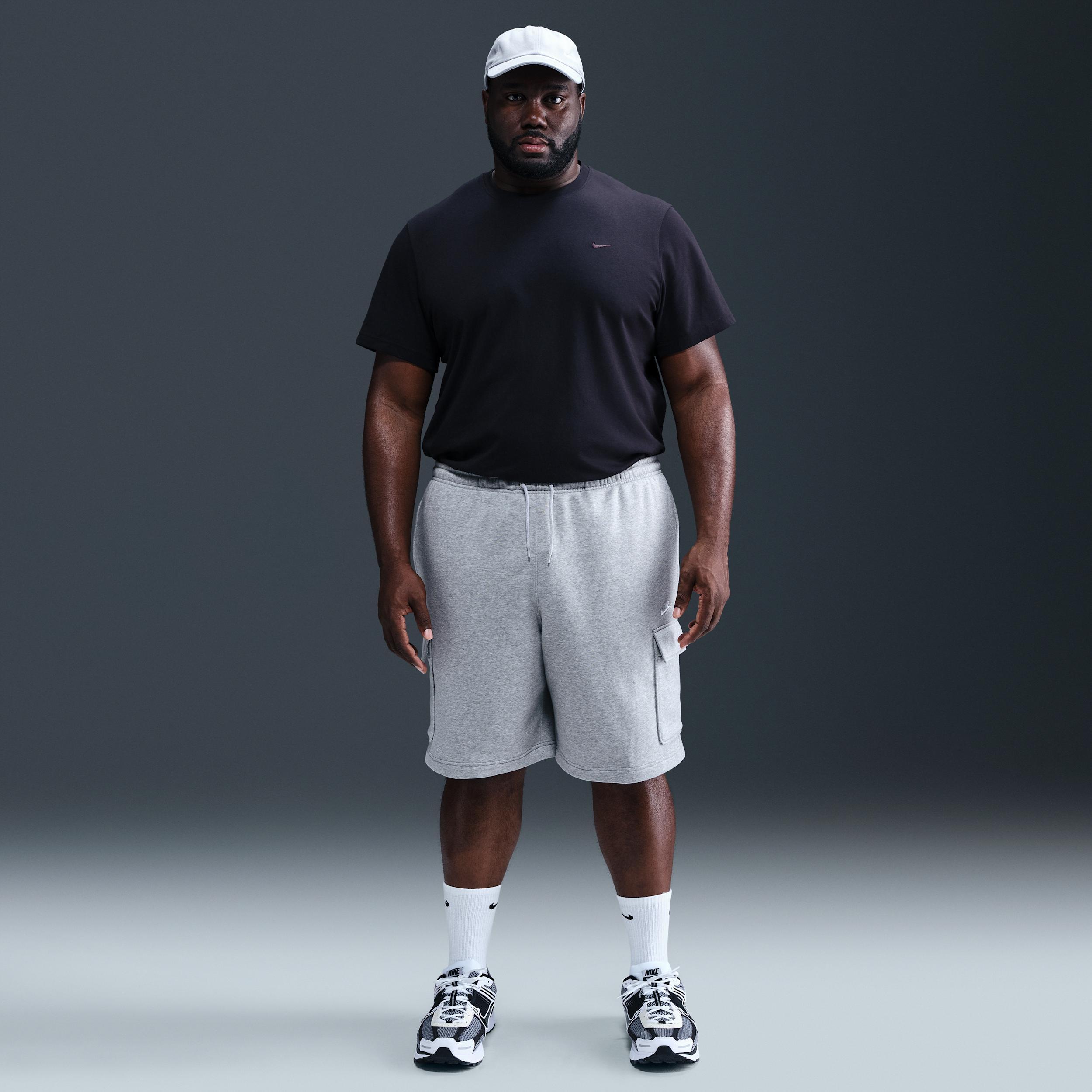 Mens Nike Club Cargo Shorts Dark Grey Grey Product Image