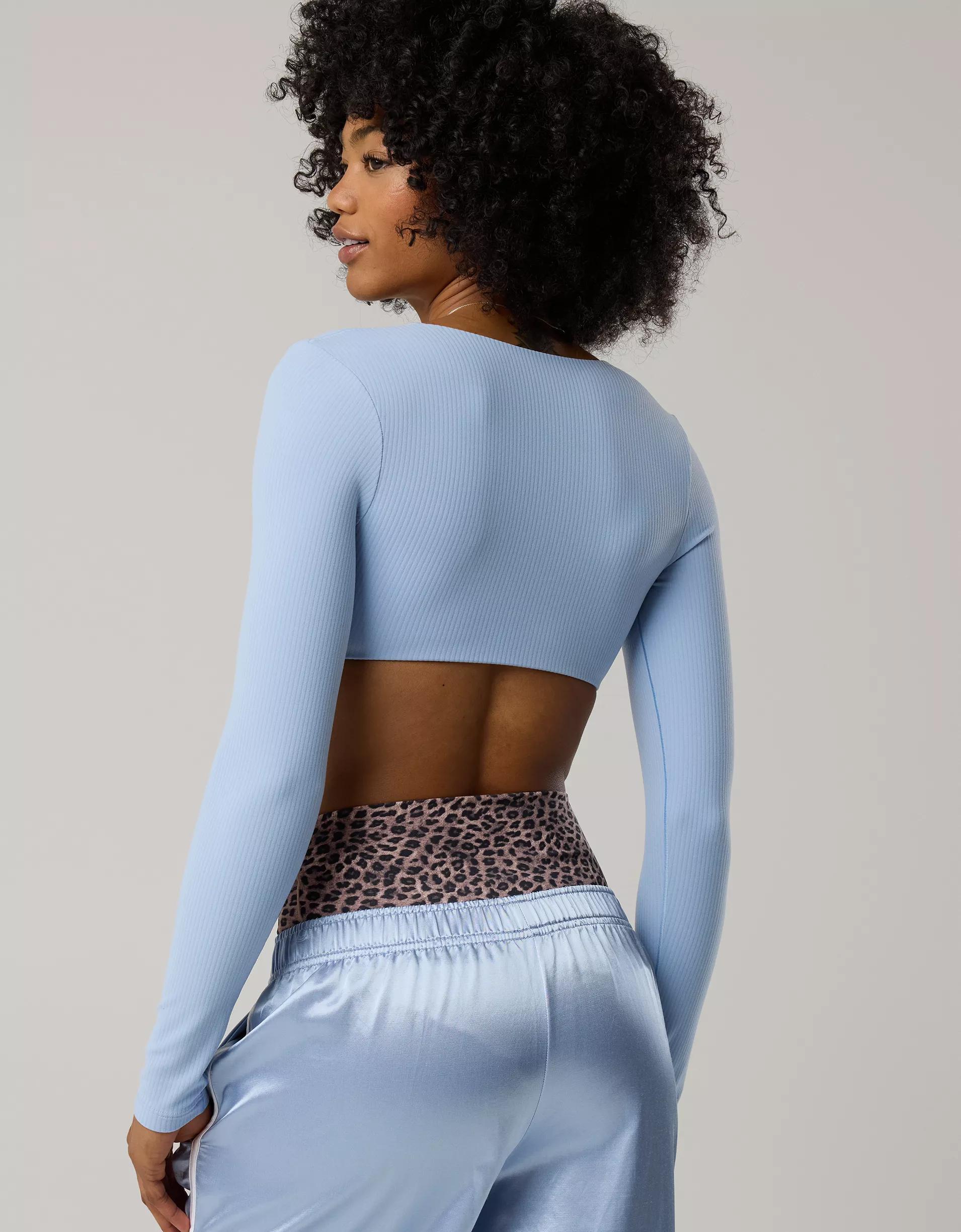 OFFLINE By Aerie Real Me XTRA Ribbed Long Sleeve Bra Top Product Image