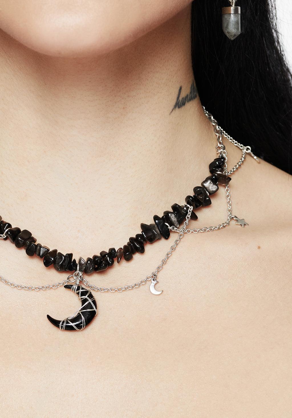 Asrai Moon Pendant Necklace Product Image