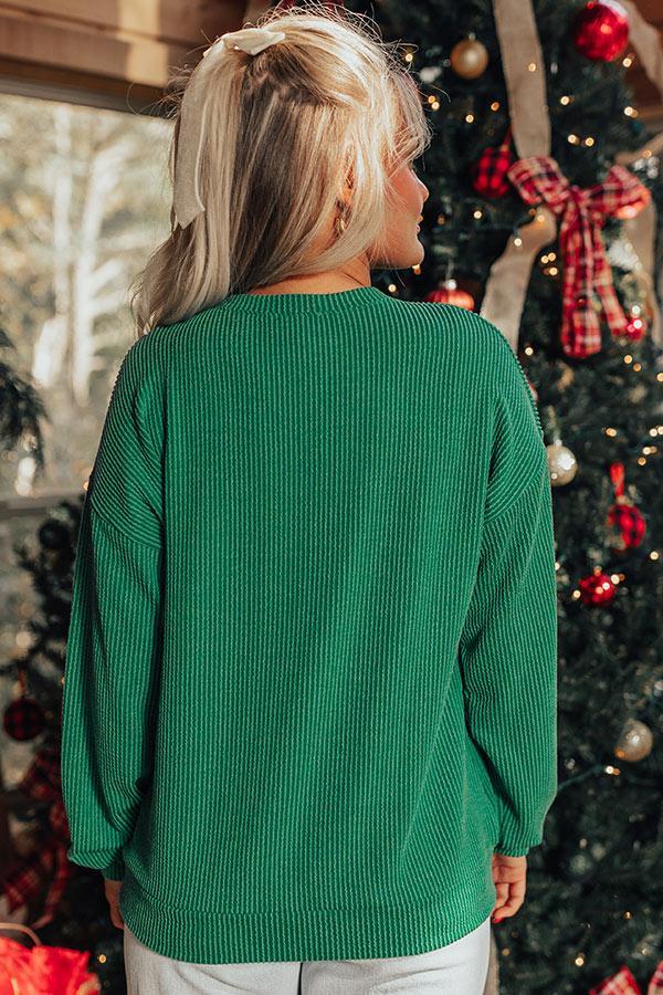 Jolly Graphic Tee In Green Product Image
