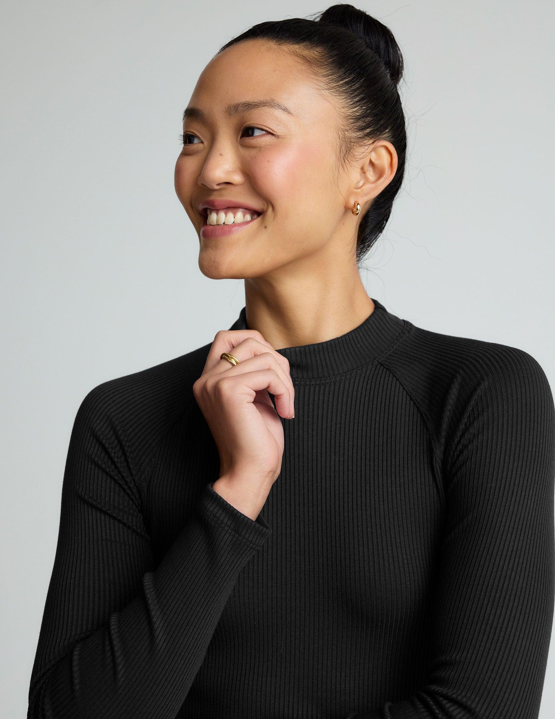 Contours Mock Neck Long Length Top Girls Product Image