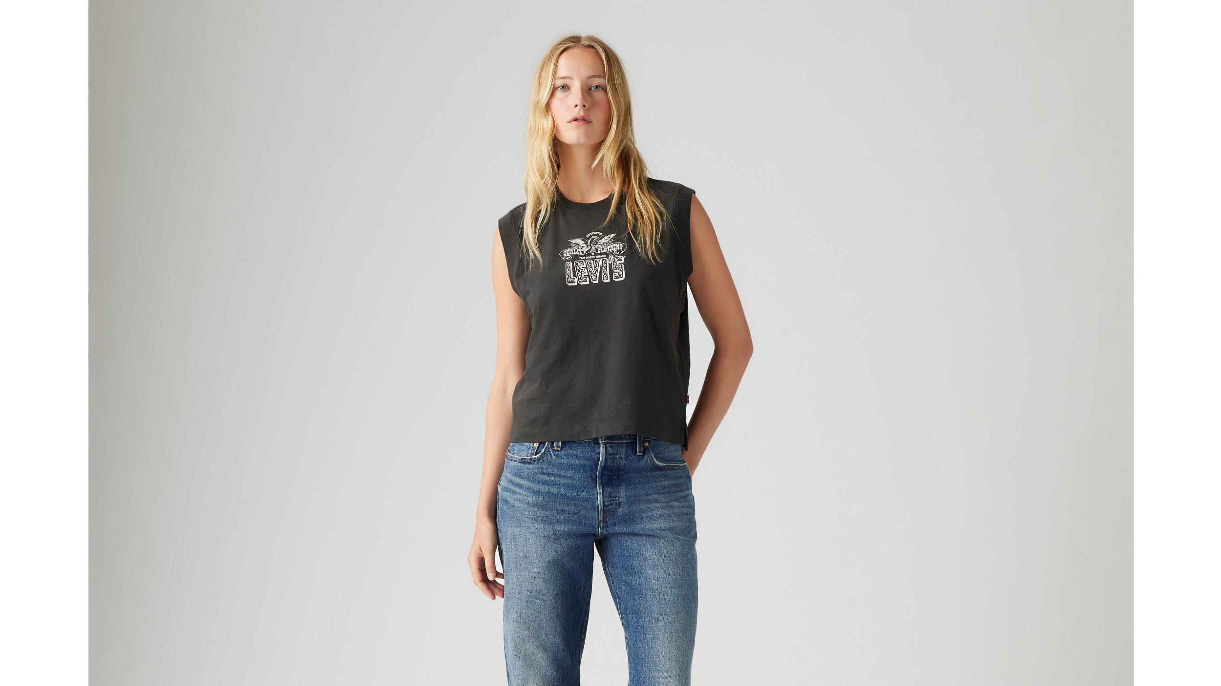 Graphic Boxy Tank Top Product Image