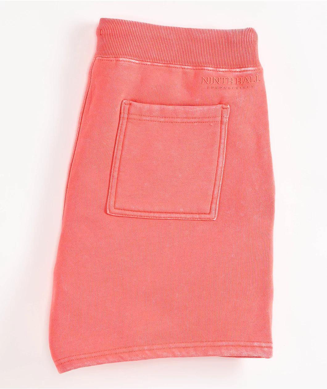 Ninth Hall Fundamentals Rose Relaxed Sweat Shorts Product Image