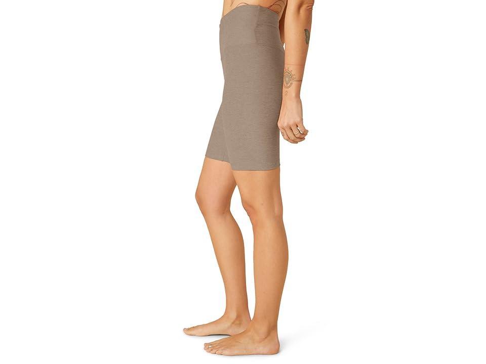 Beyond Yoga Spacedye At Your Leisure High Waisted Biker Shorts (Birch Heather) Women's Clothing Product Image