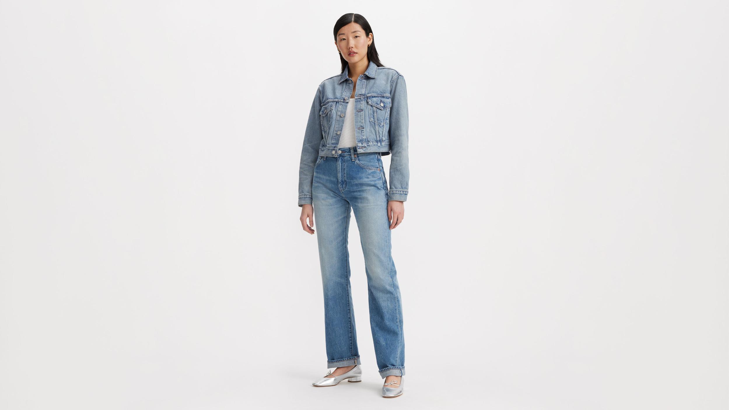 Japanese Selvedge Plank Straight Women's Jeans Product Image